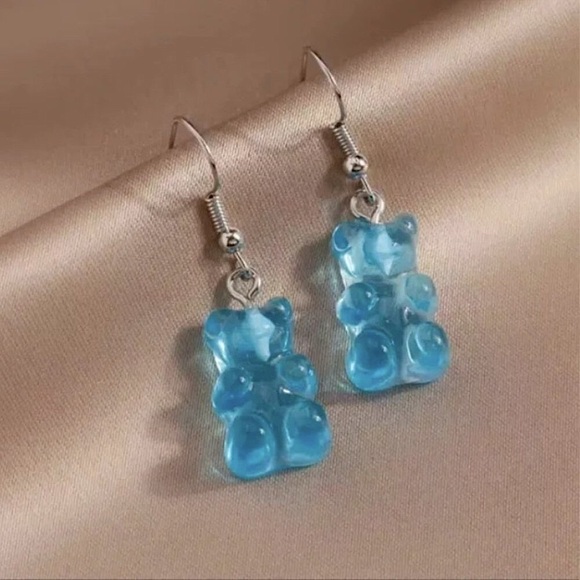 Gummy Bear Candy Retro Lightweight Fun/Cartoon Colorful Cute Dainty Earrings - Picture 6 of 16